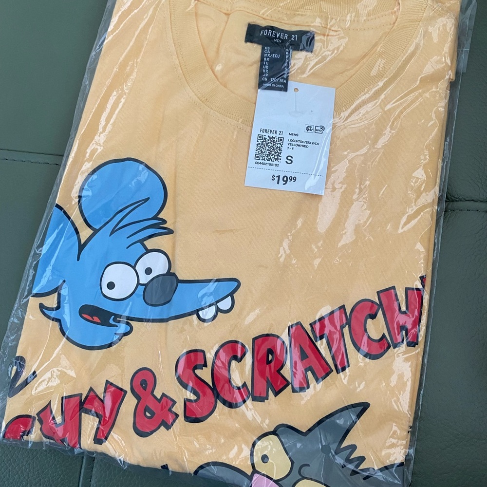 FOREVER 21: SIMPSON’S ITCHY AND SCRATCHY TEE - Picture 3 of 3